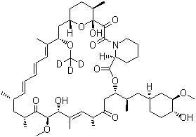 雷帕霉素-[D3]结构式_392711-19-2结构式