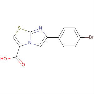 6-(4-Bromo-phenyl)-imidazo[2,1-b]thiazole-3-carboxylic acid Structure,393107-92-1Structure