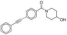 4-Hydroxypiperidin-1-yl-((4-phenylethynyl)phenyl)methanone Structure,393110-43-5Structure