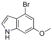 4-Bromo-6-methoxyindole Structure,393553-55-4Structure