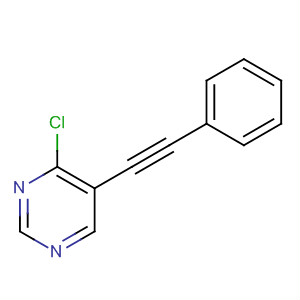 4-Chloro-5-(2-phenylethynyl)pyrimidine Structure,393857-03-9Structure