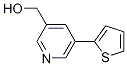 5-(2-噻吩)-3-吡啶甲醇结构式_393861-00-2结构式