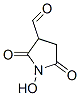 (9ci)-1-羟基-2,5-二氧代-3-吡咯烷羧醛结构式_39508-63-9结构式