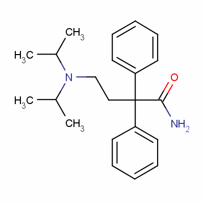 Benzeneacetamide, alpha-(2-(bis(1-methylethyl)amino)ethyl)-alpha-phenyl- Structure,39666-27-8Structure