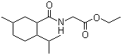 N-[[5-甲基-2-(异丙基)环己基]甲酰]甘氨酸乙酯结构式_39668-74-1结构式