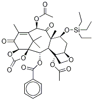 14Beta-hydroxy-13-oxo-7-o-(triethylsilyl) baccatin iii 1,14-carbonate Structure,397250-01-0Structure