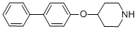 4-([1,1’-Biphenyl ]-4-yloxy)piperidine Structure,397278-00-1Structure