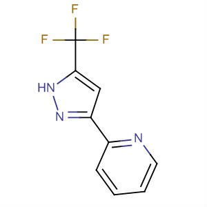 2-(3-(Trifluoromethyl)-1h-pyrazol-5-yl)pyridine Structure,3974-71-8Structure