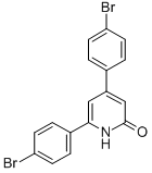 4,6-Bis(4-bromophenyl)-2(1h)-pyridone Structure,397845-49-7Structure