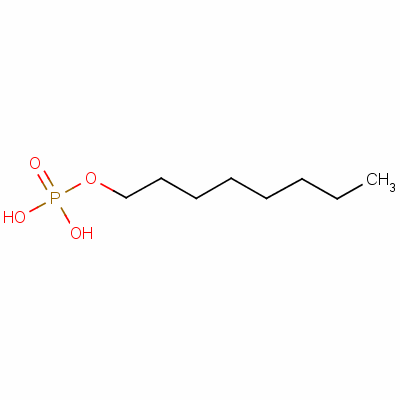 辛基磷酸二氢酯结构式_3991-73-9结构式