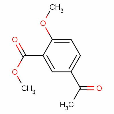 Methyl 5-acetyl-2-methoxybenzoate Structure,39971-36-3Structure