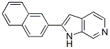 2-Naphthalen-2-yl-1H-pyrrolo[2,3-c]pyridine Structure,40068-81-3Structure