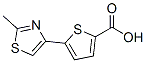 5-(2-Methyl-1,3-thiazol-4-yl)-2-thiophenecarboxylic acid Structure,400715-45-9Structure