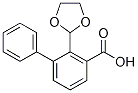 2’-(1,3-Dioxolan-2-yl)biphenyl-3-carboxylic acid Structure,400750-15-4Structure