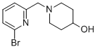 1-[(6-Bromo-2-pyridinyl)methyl]-4-piperidinol Structure,400775-14-6Structure