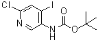 Carbamic acid, (6-chloro-4-iodo-3-pyridinyl)-, 1,1-dimethylethyl ester Structure,400777-00-6Structure