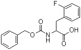 (R)-2-(((苄氧基)羰基)氨基)-3-(2-氟苯基)丙酸结构式_401-28-5结构式