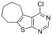 4-Chloro-6,7,8,9-tetrahydro-5H-cyclohepta[4,5]thieno[2,3-d]pyrimidine Structure,40106-58-9Structure