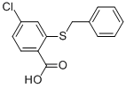 2-(Benzylthio)-4-chlorobenzoic acid Structure,40183-35-5Structure