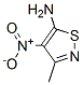 3-Methyl-4-nitro-1,2-thiazol-5-amine Structure,40184-32-5Structure