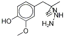 2-Hydrazino-alpha-(4-hydroxy-3-methoxybenzyl)propionitrile Structure,40248-56-4Structure