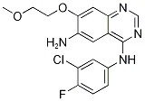 N4-(3-氯-4-氟苯基)-7-(2-甲氧基乙氧基)-4,6-喹唑啉二胺结构式_402855-01-0结构式