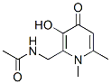 (9ci)-n-[(1,4-二氢-3-羟基-1,6-二甲基-4-氧代-2-吡啶)甲基]-乙酰胺结构式_402937-59-1结构式