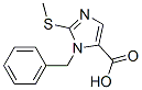 1-Benzyl-2-(methylsulfanyl)-1H-imidazole-5-carboxylic acid Structure,403479-30-1Structure