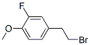 4-(2-Bromoethyl)-2-fluoro-1-methoxybenzene Structure,404-89-7Structure