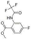 4-Fluoro-2-[(2,2,2-trifluoroacetyl)amino]benzoic acid methyl ester Structure,404010-71-5Structure