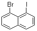 1-Bromo-8-iodonaphthalene Structure,4044-58-0Structure