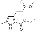 3-(2-Ethoxycarbonyl-ethyl)-5-methyl-1h-pyrrole-2-carboxylic acid ethyl ester Structure,40515-75-1Structure