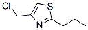 4-(Chloromethyl)-2-propyl-1,3-thiazole Structure,40516-58-3Structure