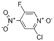 2-Chloro-5-fluoro-4-nitropyridine n oxide Structure,405230-80-0Structure