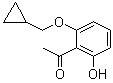 1-(2-(Cyclopropylmethoxy)-6-hydroxyphenyl)ethanone Structure,405239-70-5Structure