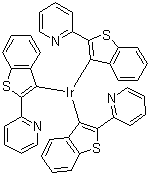 三(2-(苯并[b]噻吩-2-基)吡啶铱(III)结构式_405289-74-9结构式