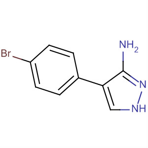 1H-pyrazol-3-amine, 4-(4-bromophenyl)- Structure,40545-64-0Structure