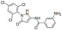 1-(2,4,6-Trichlorophenyl)-3-(3-aminobenzamido)-5-pyrazolone Structure,40567-18-8Structure