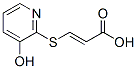 2-Propenoicacid,3-[(3-hydroxy-2-pyridinyl)thio]-,(e)-(9ci) Structure,40585-10-2Structure