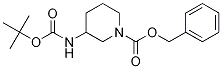 Benzyl 3-(tert-butoxycarbonylamino)piperidine-1-carboxylate Structure,406213-47-6Structure