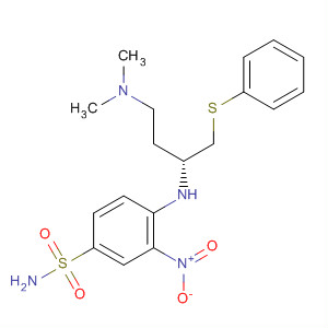 4-[[(R)-3-dimethylamino-1-[(phenylsulfanyl)methyl]propyl]amino]-3-nitrobenzenesulfonamide Structure,406233-35-0Structure