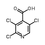 2,3,5-三氯吡啶-4-甲酸结构式_406676-18-4结构式