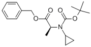 N-Boc-(S)-cyclopropylalanine benzyl ester Structure,406681-37-6Structure