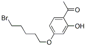 1-[4-[(5-bRomopentyl)oxy]-2-hydroxyphenyl]ethan-1-one Structure,40785-72-6Structure