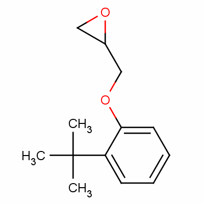 1-Tert-butyl-2-(2,3-epoxypropoxy)benzene Structure,40786-25-2Structure