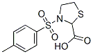 3-(甲苯-4-磺酰基)-噻唑烷-2-羧酸结构式_408360-05-4结构式