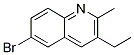 6-Bromo-3-ethyl-2-methylquinoline Structure,409346-90-3Structure