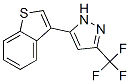 5-(Benzo-[b]-thiophen-3-yl)-3-(trifluoromethyl)pyrazole Structure,4099-11-0Structure