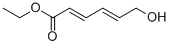 (2E,4e)-6-hydroxy-hexa-2,4-dienoic acid ethyl ester Structure,41108-71-8Structure