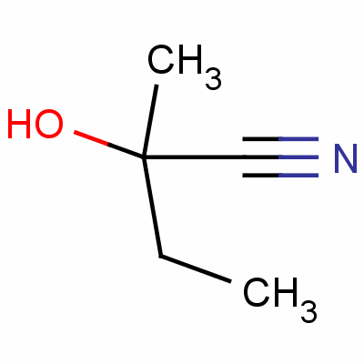 2-Hydroxy-2-methylbutanenitrile Structure,4111-08-4Structure